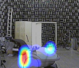 吸尘器噪声的声像图