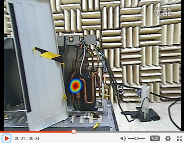 空调窗机管道声1500hz